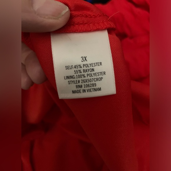 NWT Franchescas's Long Sleeve MiniDress Red Size 3X - Picture 8 of 9